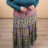 Meadow Mosaic Midi Skirt - K & Company