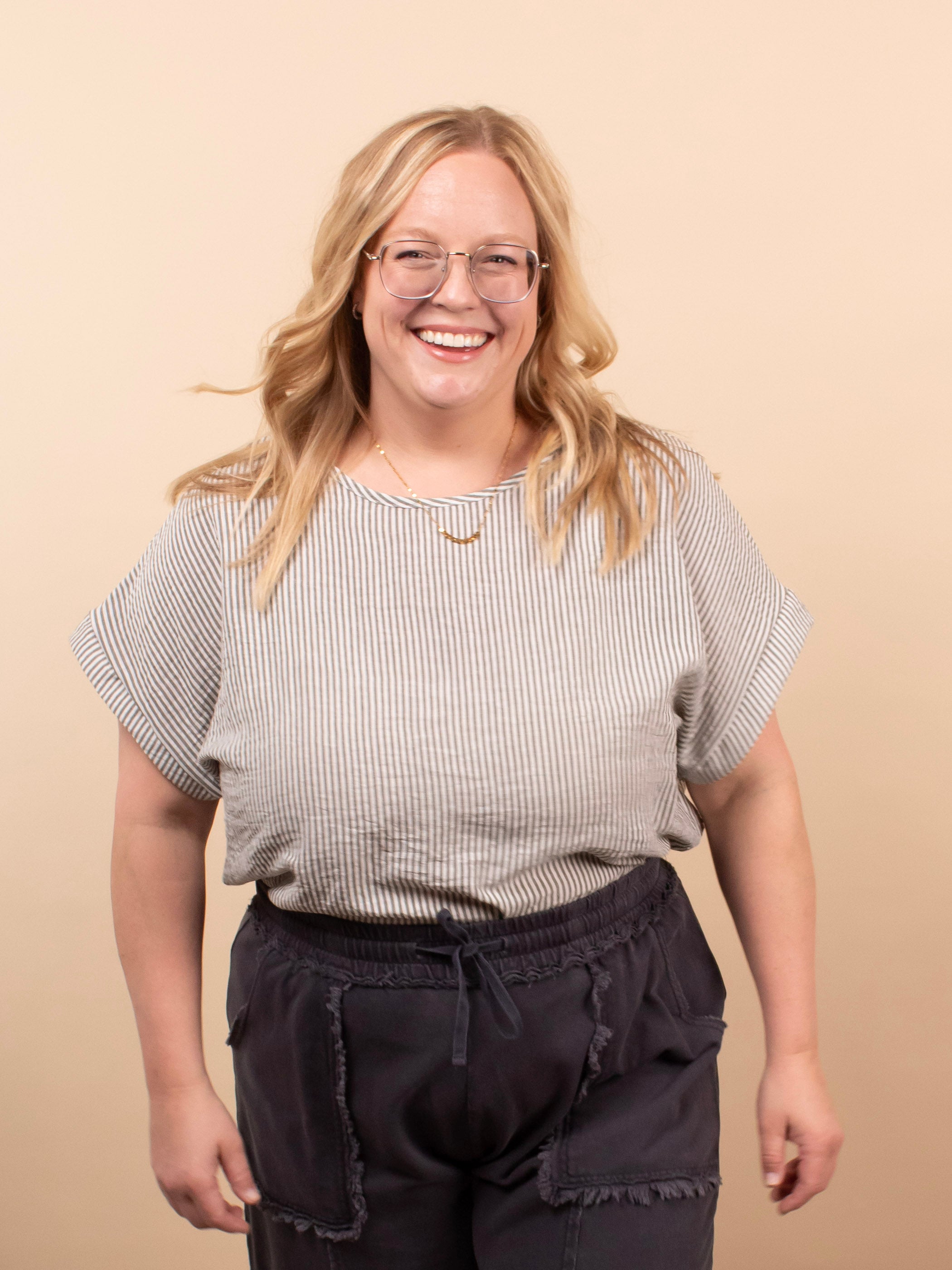 Meadow Stripe Blouse - K & Company