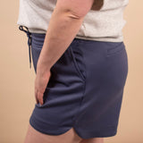 Millie Everyday Scuba Shorts in Blue - K & Company