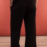 Moonlit Magic Ribbed Slouchy Set - Pants