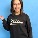 New London Cursive Cozy Crewneck