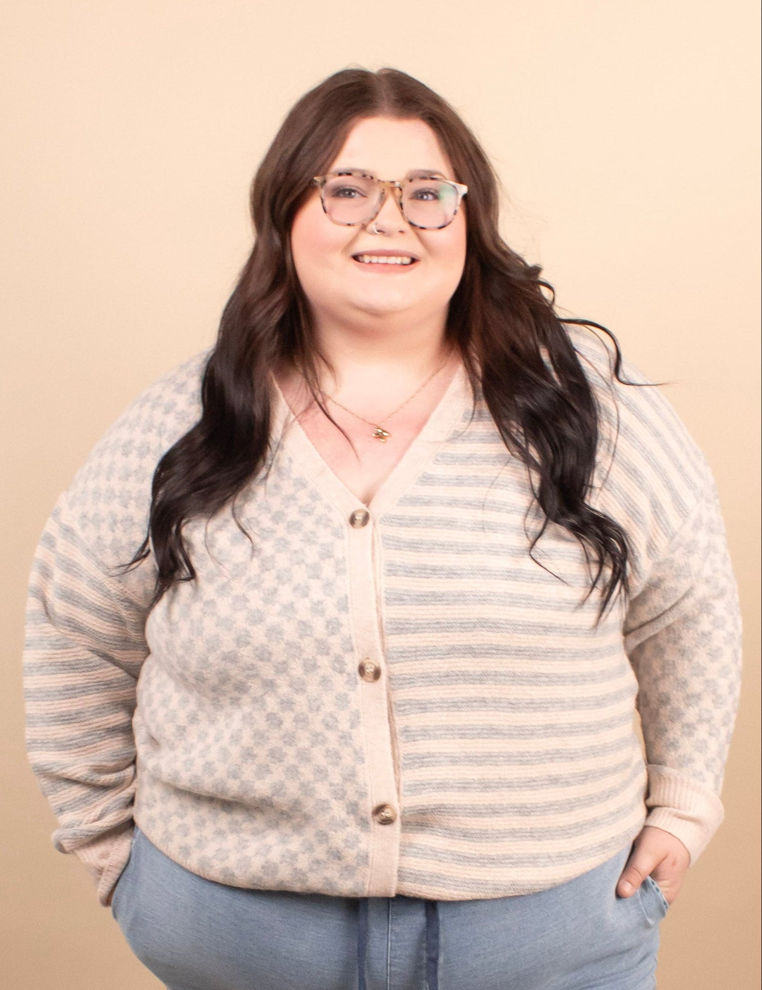 Nora Soft Blend Button Cardigan - K & Company