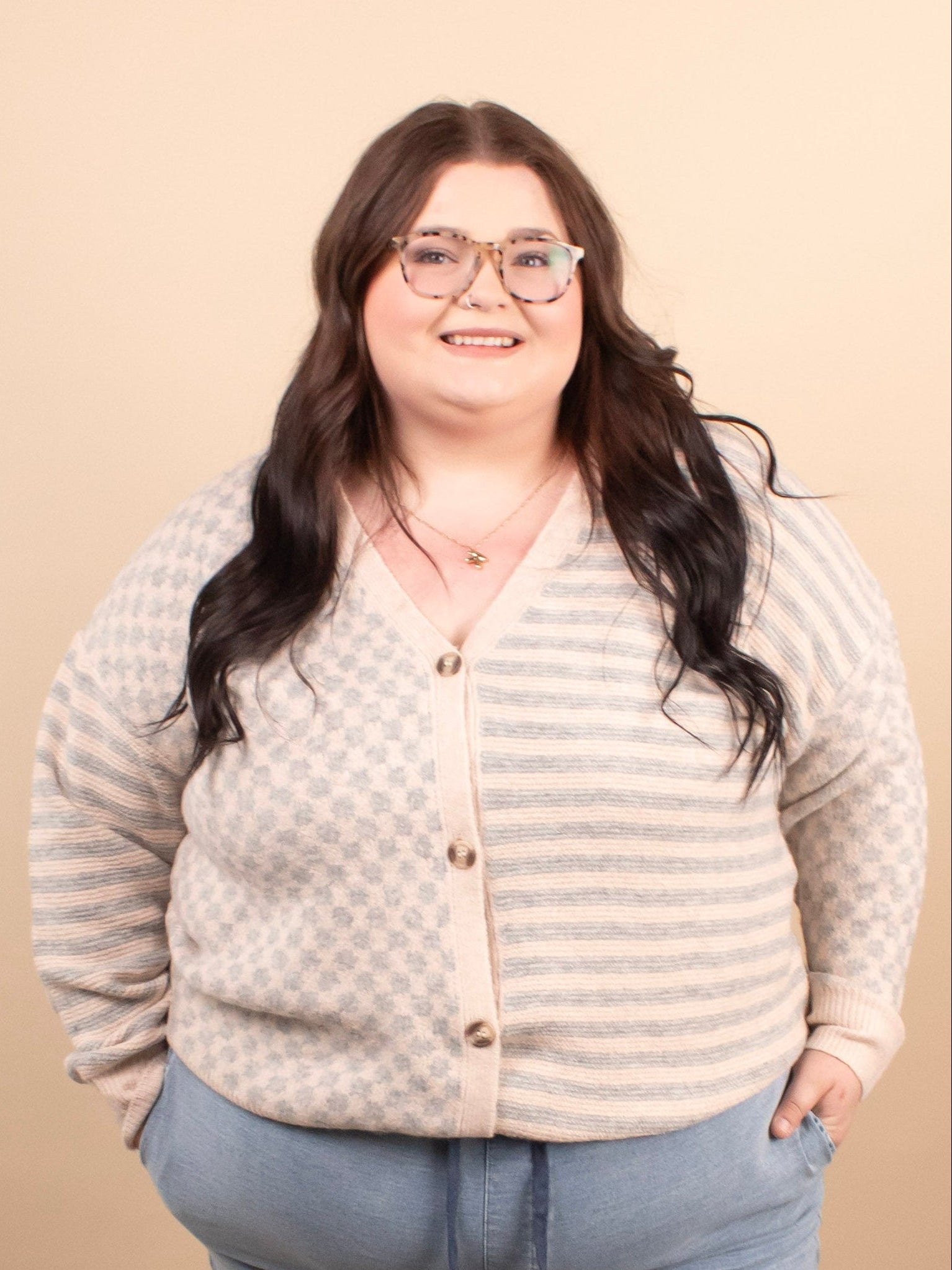 Nora Soft Blend Button Cardigan - K & Company