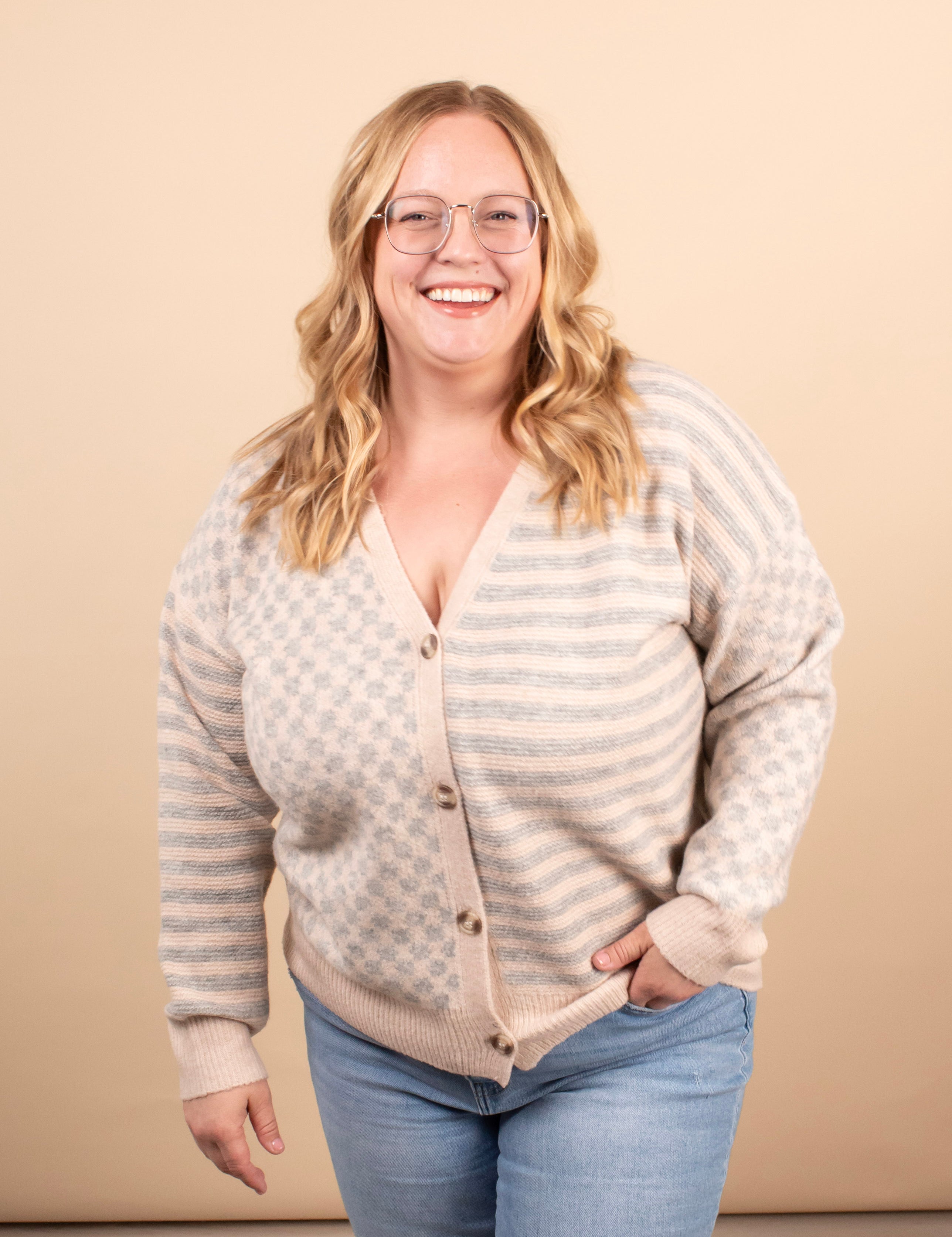 Nora Soft Blend Button Cardigan - K & Company