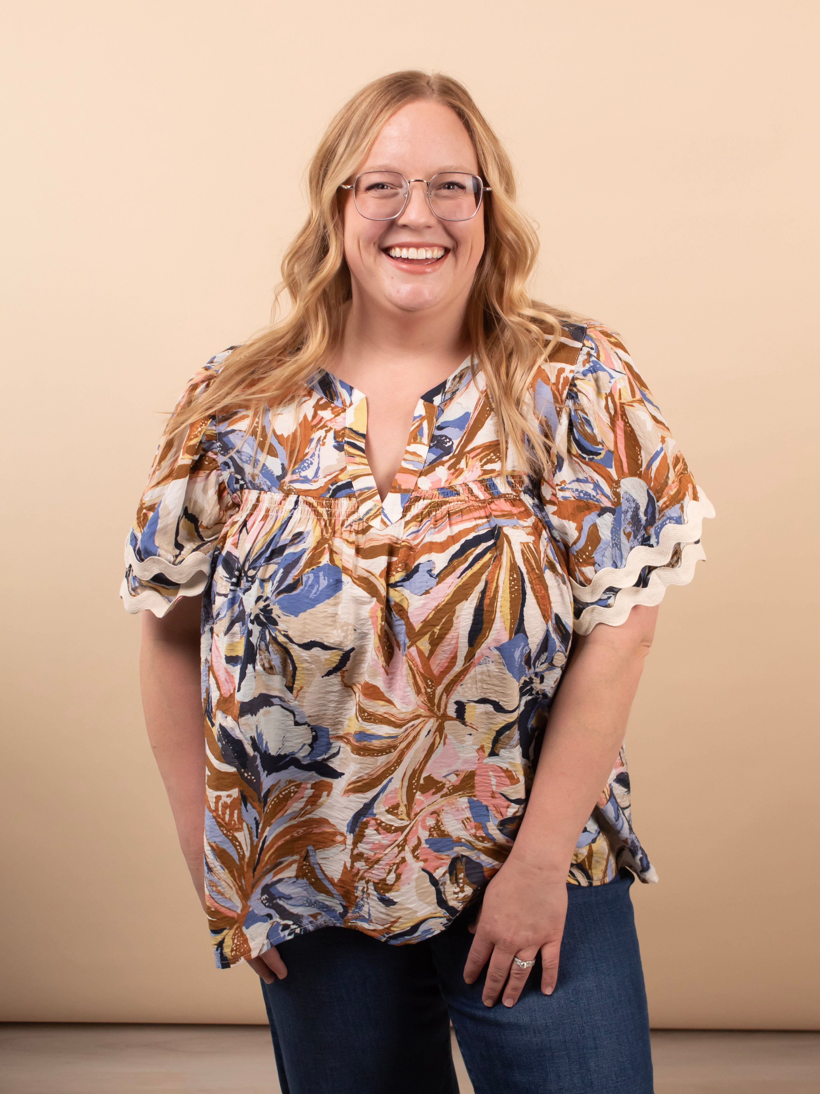 Painted Petals Top - K & Company