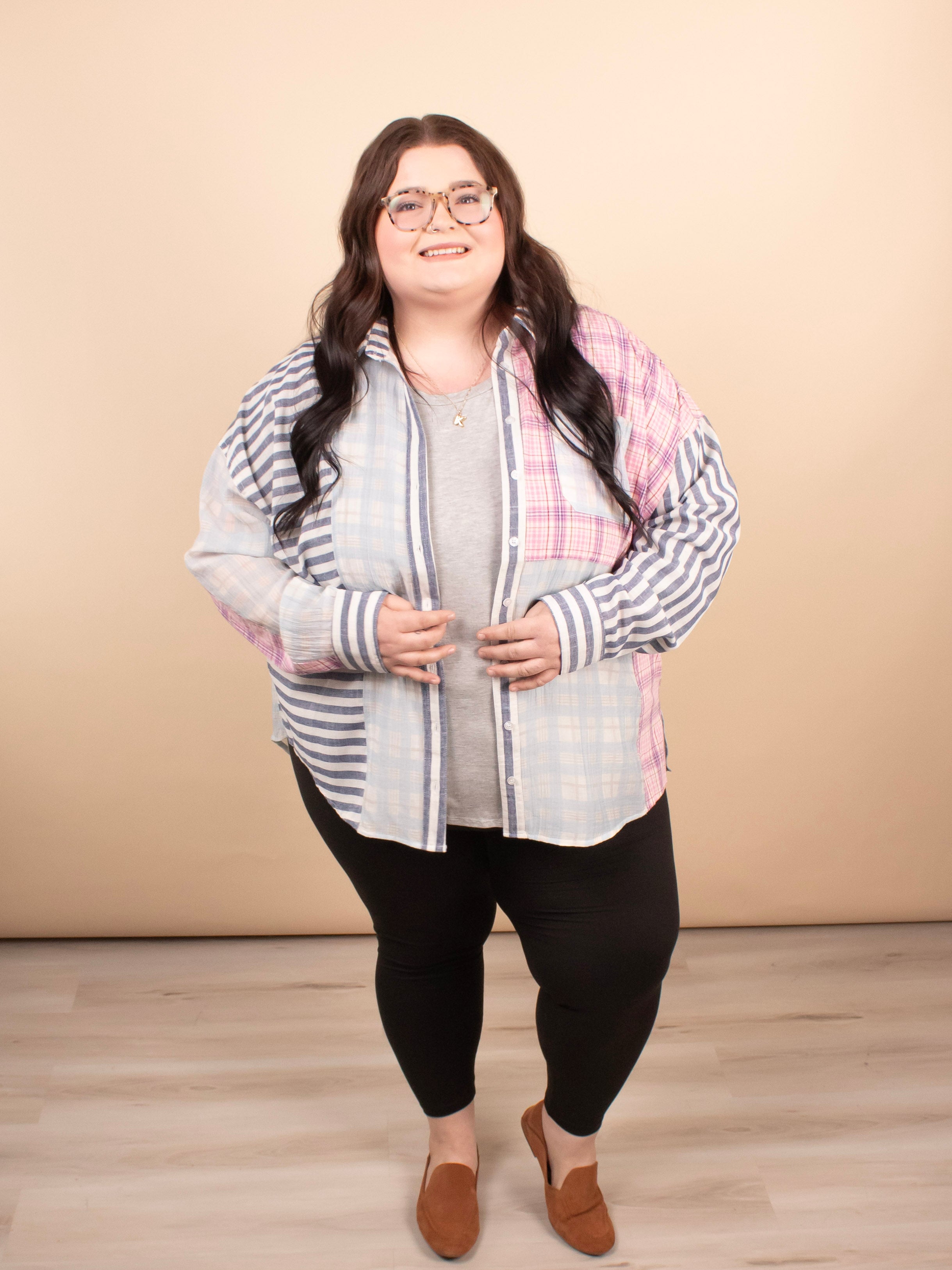 Patchwork Breeze Button Up - K & Company