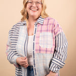 Patchwork Breeze Button Up - K & Company