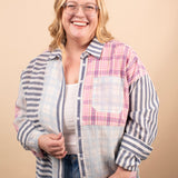 Patchwork Breeze Button Up - K & Company