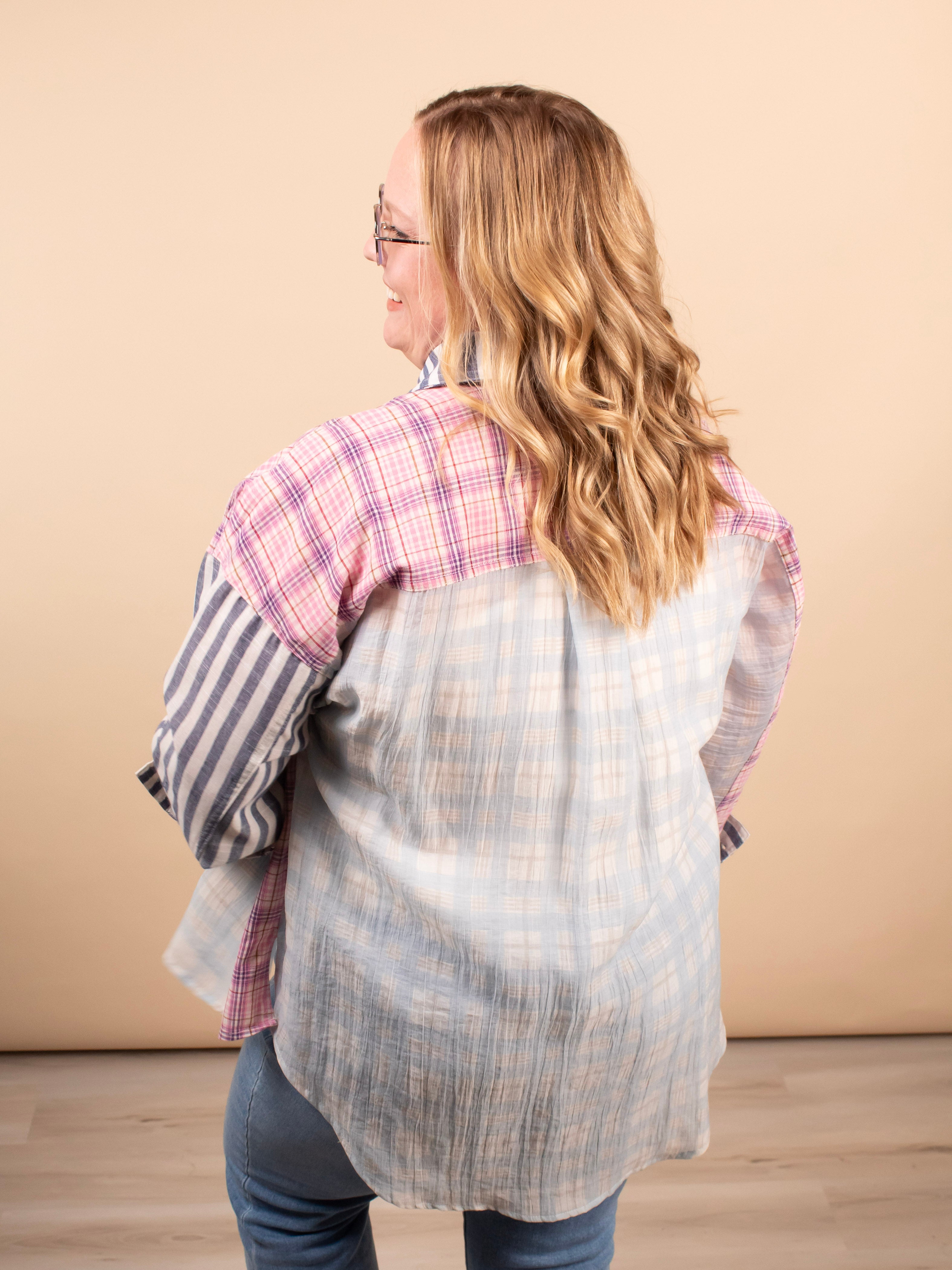 Patchwork Breeze Button Up - K & Company