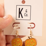 Pumpkin Dangle Earrings