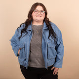 Risen Off-Duty Cargo Denim Jacket - K & Company