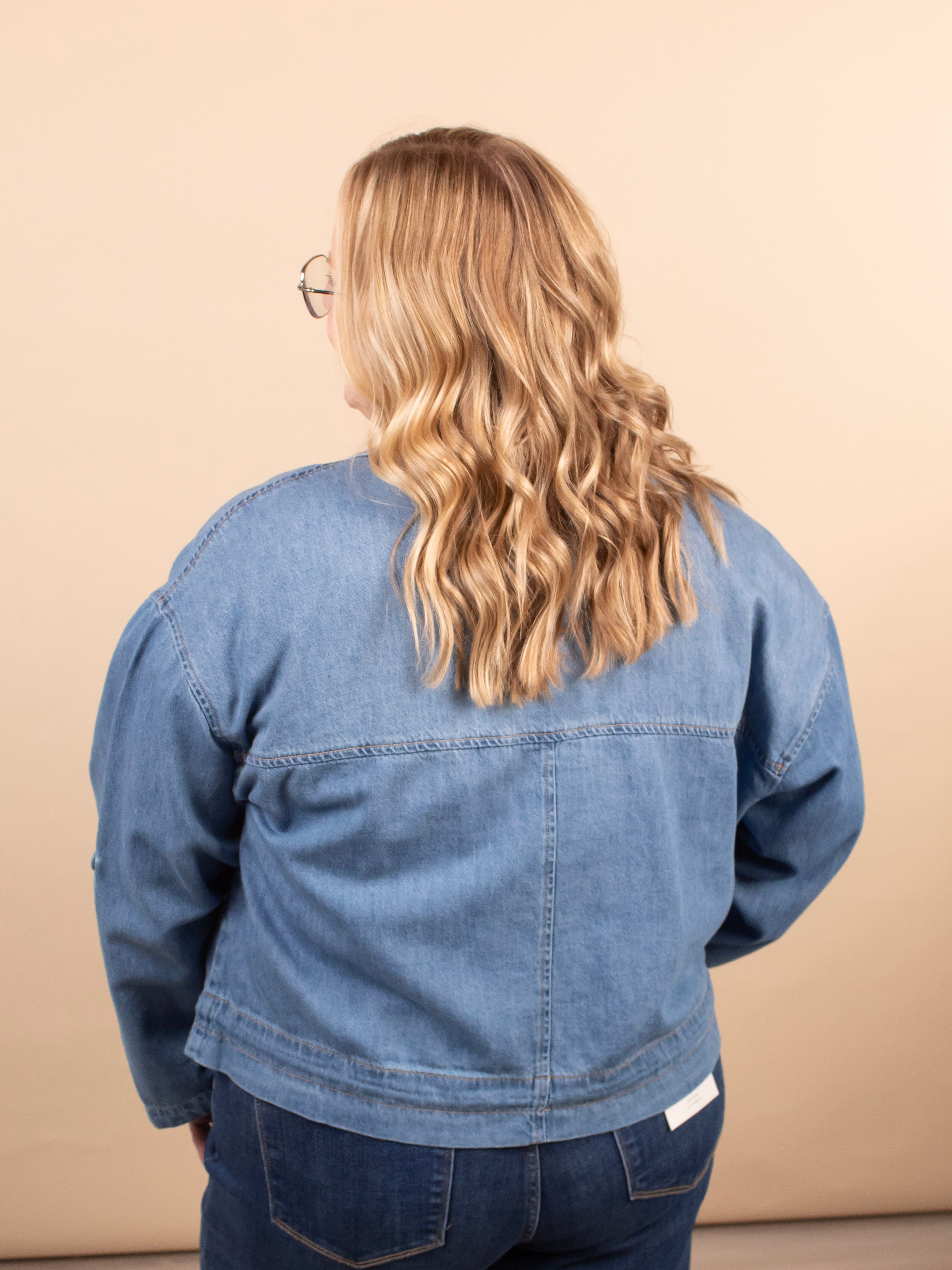 Risen Off-Duty Cargo Denim Jacket - K & Company