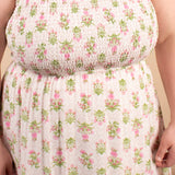 Rosalie Smocked Midi Dress - K & Company