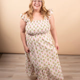 Rosalie Smocked Midi Dress - K & Company