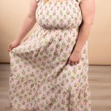 Rosalie Smocked Midi Dress - K & Company