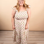 Rosalie Smocked Midi Dress - K & Company