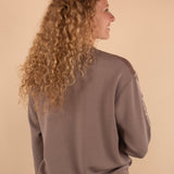 Satin Sideline Set - Crewneck