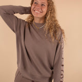 Satin Sideline Set - Crewneck