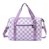 Just Checked In Duffle Bag in Lavender