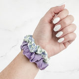 Floral Scrunchie Set in Purple - K & Company