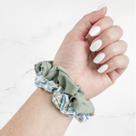 Floral Scrunchie Set in OIive - K & Company