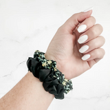 Floral Scrunchie Set in Black - K & Company