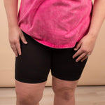 Second Skin Biker Shorts in Black - K & Company