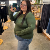 Second Skin Soft Long Sleeve Top - Green
