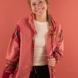 Sienna Plaid Zip-Up Hoodie Sweatshirt