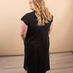 Simple Chic Midi Dress in Black - K & Company