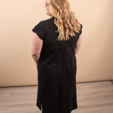 Simple Chic Midi Dress in Black - K & Company