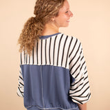 Sloane Oversized Striped Pullover