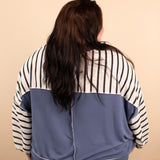 Sloane Oversized Striped Pullover