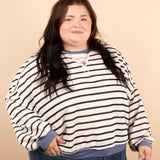 Sloane Oversized Striped Pullover