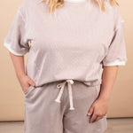 Slow Morning Ribbed Top - *Top Only* - K & Company