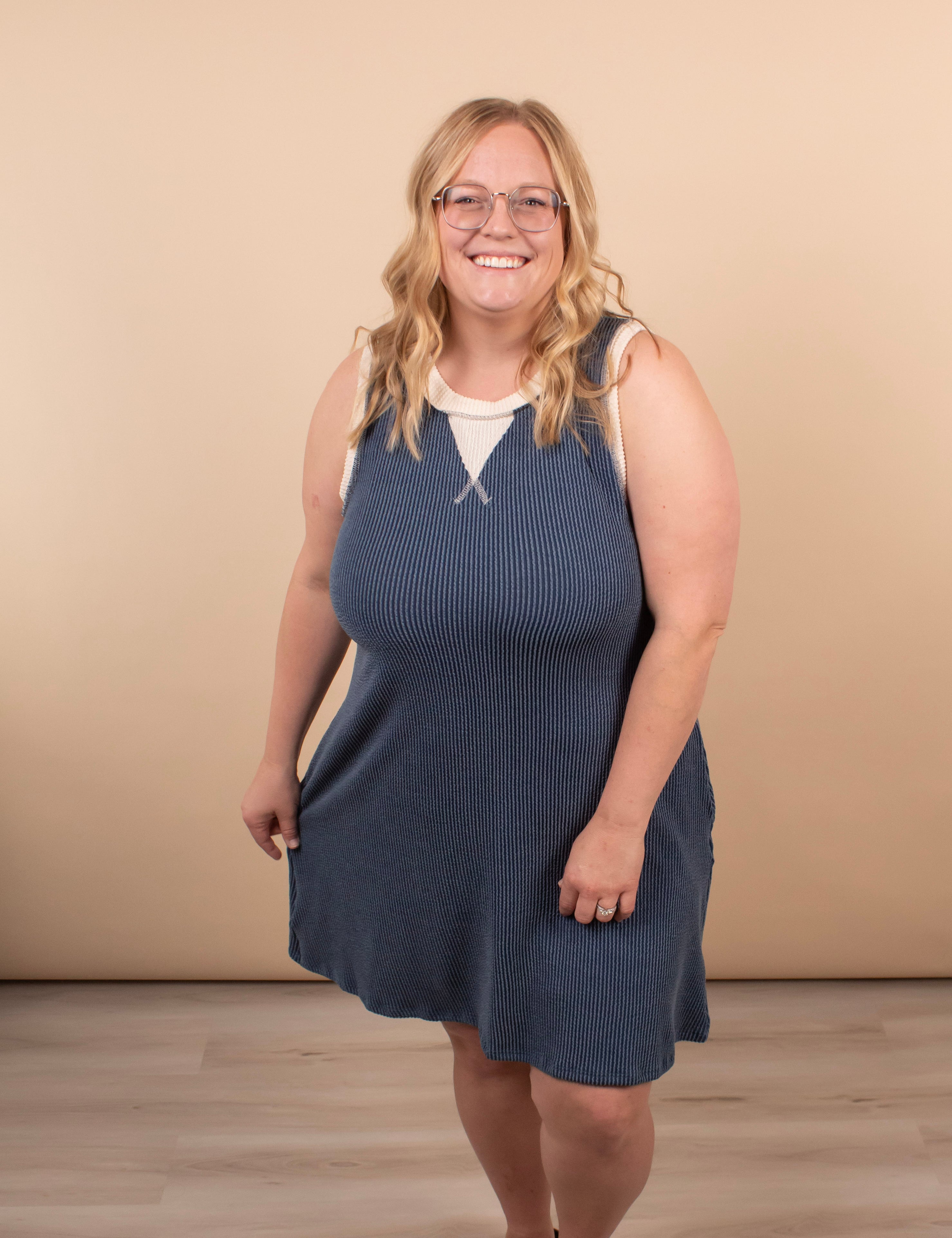 Slow Summer Ribbed Dress - K & Company