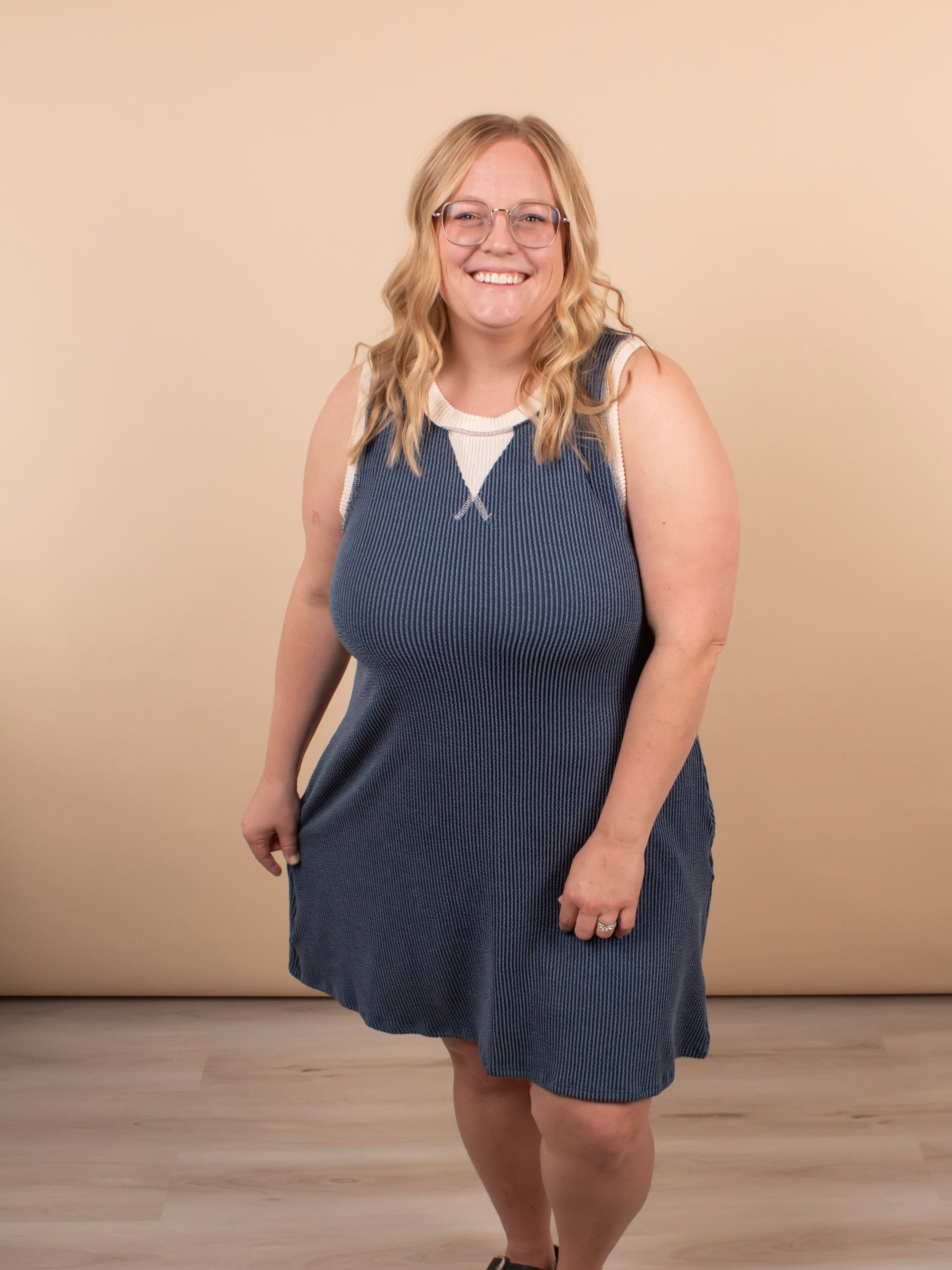 Slow Summer Ribbed Dress - K & Company