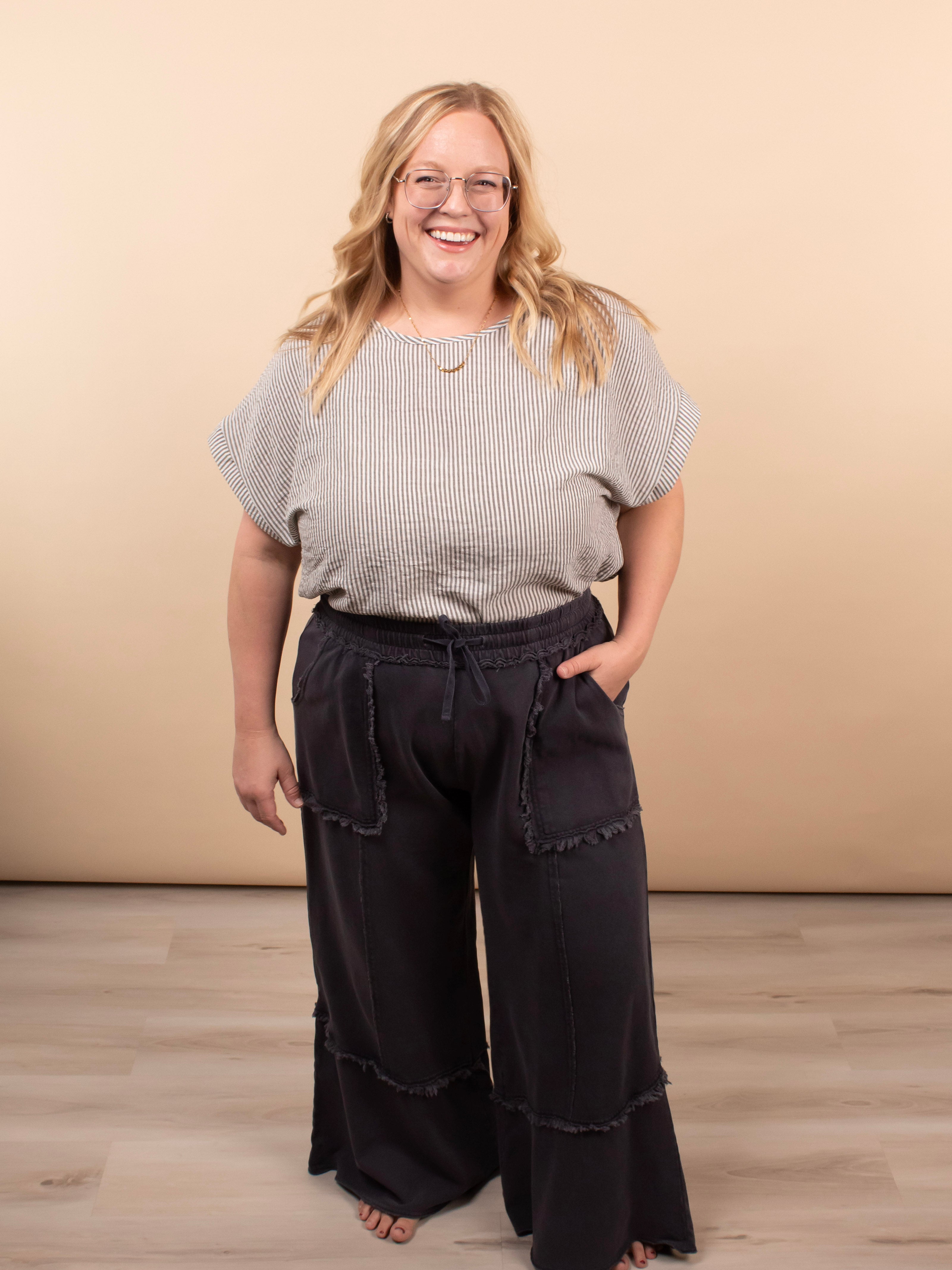 Smoke Show Wide Leg Pants - K & Company