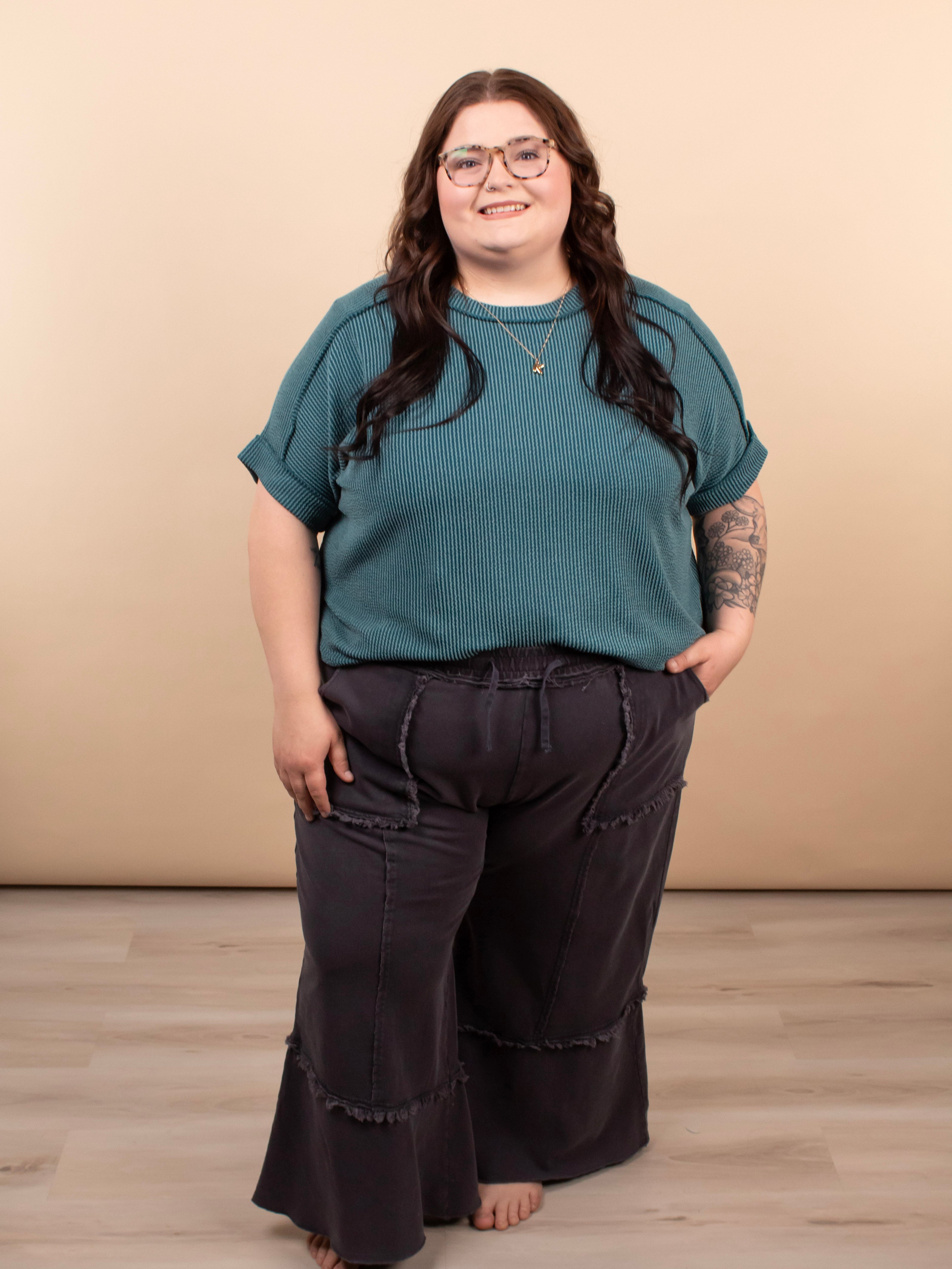 Smoke Show Wide Leg Pants - K & Company