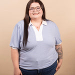 Soft Side Striped Top - K & Company