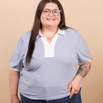 Soft Side Striped Top - K & Company