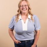 Soft Side Striped Top - K & Company