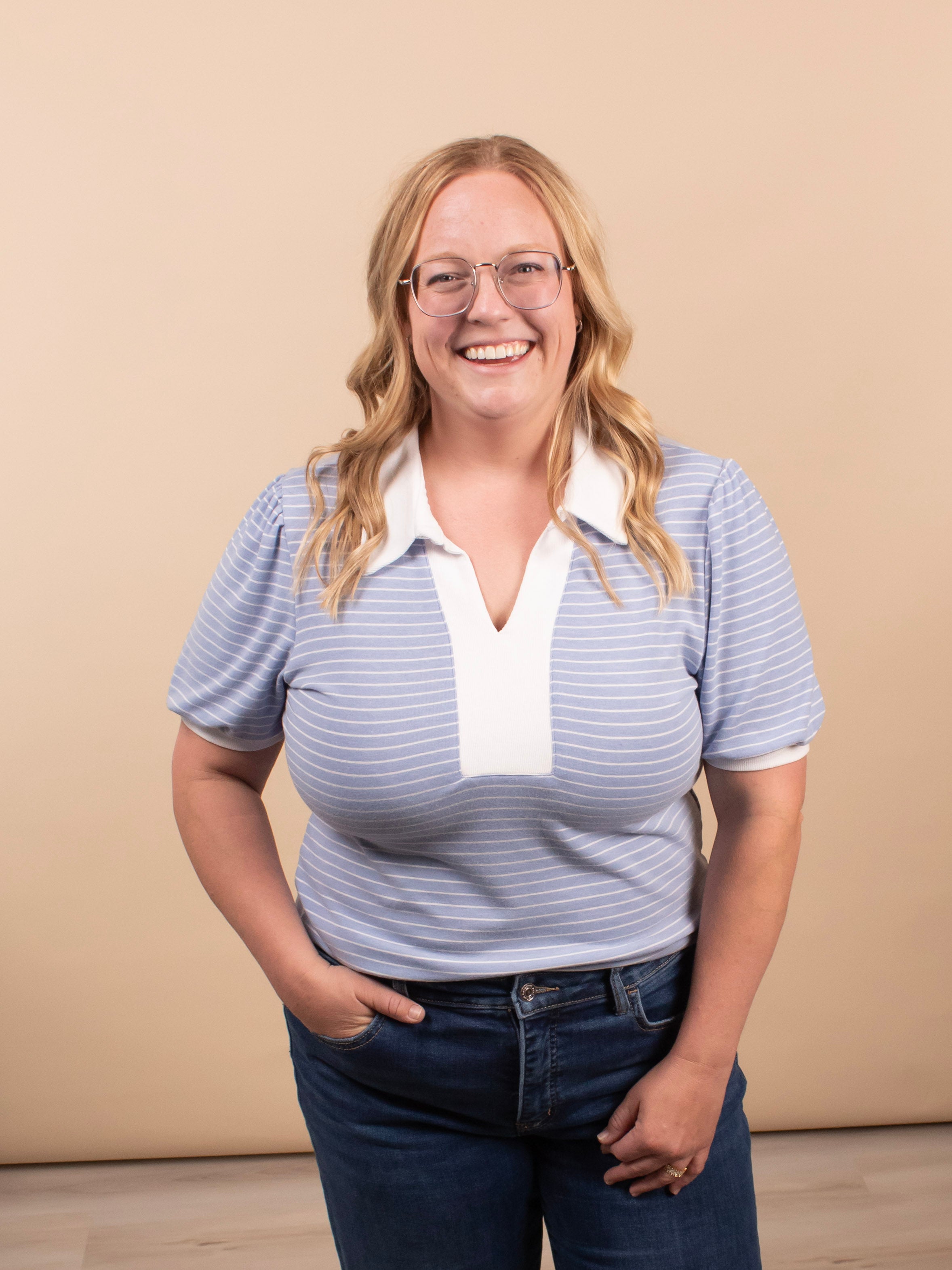 Soft Side Striped Top - K & Company