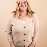 Soft + Sweet Cardigan in Beige