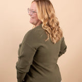 Soft + Sweet Cardigan in Olive