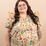 Spring Meadow Floral Top - K & Company