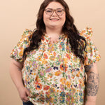 Spring Meadow Floral Top - K & Company