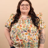 Spring Meadow Floral Top - K & Company