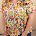 Spring Meadow Floral Top - K & Company