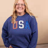 Stars, Stripes + Style USA Crewneck